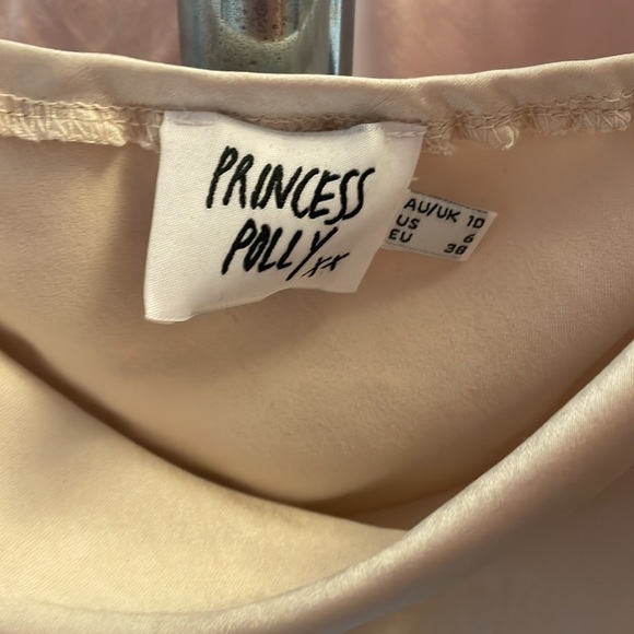 Princess Polly STAR POWER MINI DRESS CHAMPAGNE - Picture 6 of 6